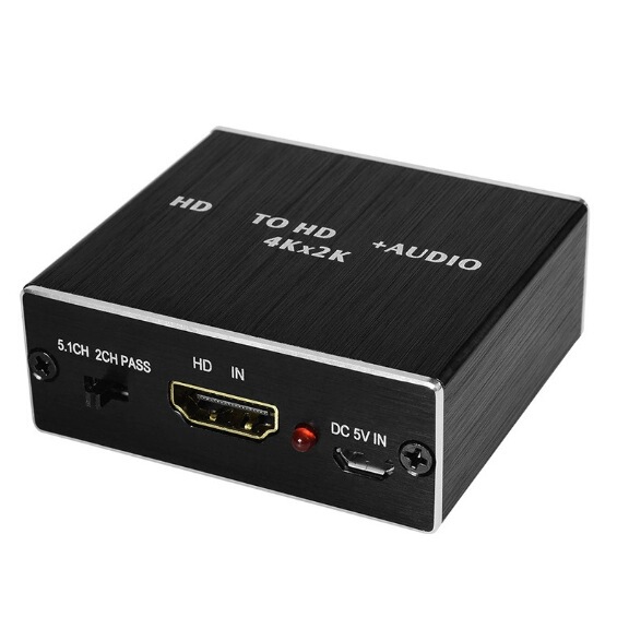 HDMI オーディオ スプリッター HD デコーダー HDMI から光ファイバー 4K30HZ 光オーディオ 3.5 インターフェイス|undefined