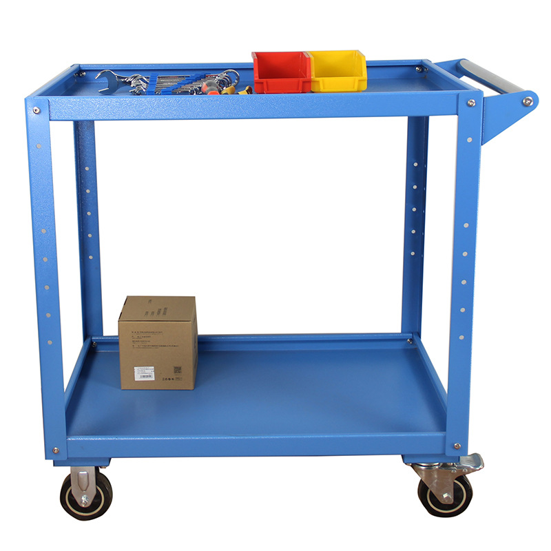 Three-layer trolley thickened trolley heavy-duty maintenance mobile thickened workshop tool cart
