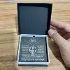 Silver+card+high -end flip gift box