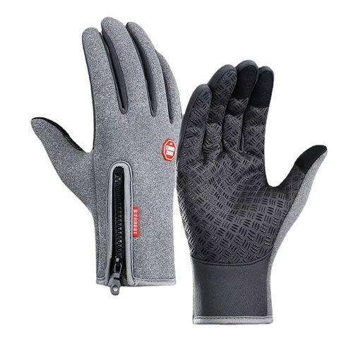 Autumn and winter men's and women's velvet warm touch-screen full-finger gloves, windproof and cold-resistant sports gloves, manufacturers supply one-piece drop shipping