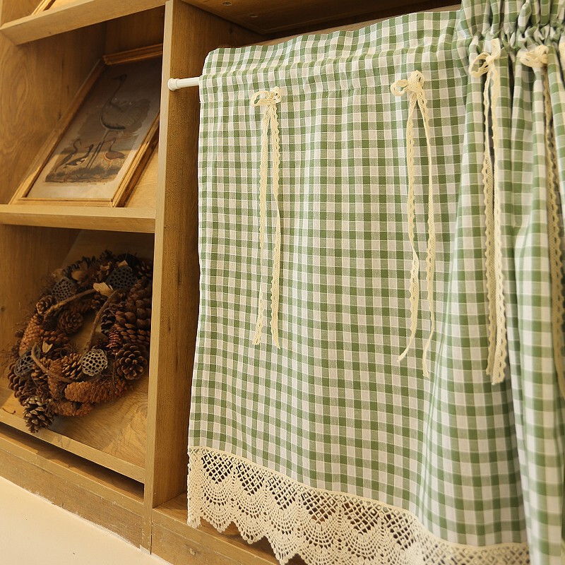 Iris Township Curtains Half Curtains American Door Curtains Embroidered Rod Curtains Cabinet Curtains Dust-Proof Curtains Coffee Curtains Half Blackout Plaid Iris Township Curtains Half Curtains American Door Curtains Embroidered Rod Curtains Cabinet Curtains Dust-Proof Curtains Coffee Curtains Half Blackout Plaid