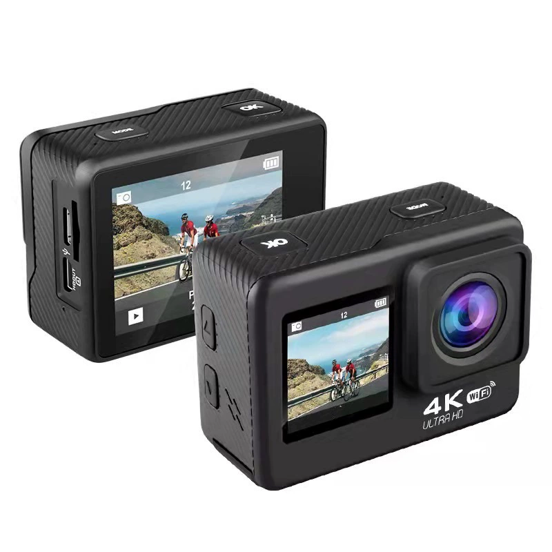 Международный двухцветный экран спортивной камеры 4K60 кадр HD устойчивость к трясине водонепроницаемая дайверская камера WiFi камера оптовая