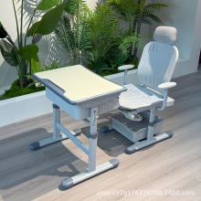 学生午睡课桌椅可躺式手摇升降学习桌学校培训机构学习桌工厂直销