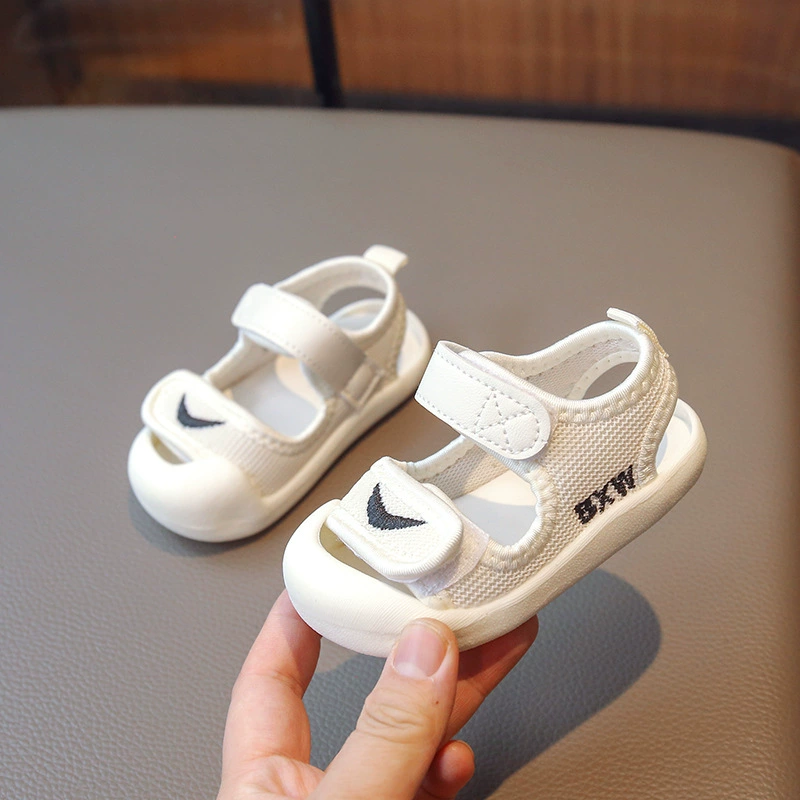 Мальчик летняя обувь для малышей на мягкой подошве 0-1 год 2 года