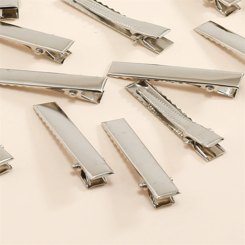 Duckbill (Alligator) Hair Clips, Metal DIY Clips for Kids & Ladies, Multi-Size 2–10 cm