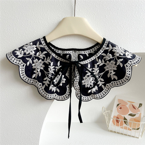 New Korean style outer matching skirt, small shawl, fake collar, children's age-reducing doll collar, versatile lace collar, decorative collar