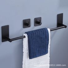 304不锈钢  跨境专供置物架挂件毛巾杆毛巾环卷纸架衣钩 浴室套装