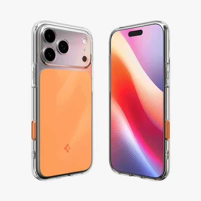 Spigen Is Suitable for Apple 17Promax Mobile Phone Case, Iphone17 All-Inclusive Anti-Fall Protective Cover, Transparent Shell