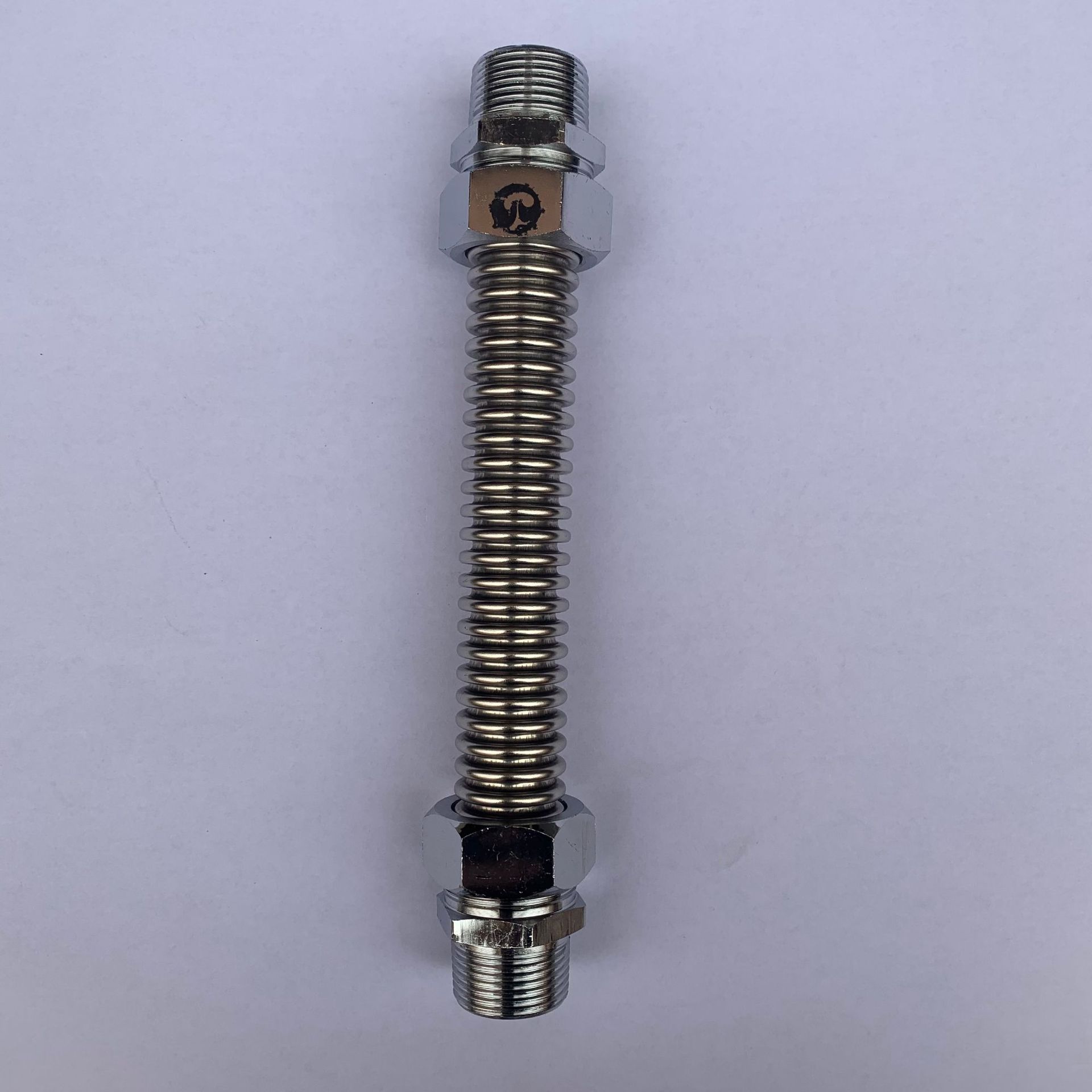 4分6分不锈钢中央空调暖通波纹管双外丝风机盘管金属铜接头软连接