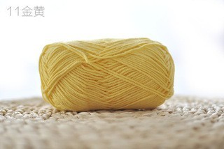 [Envío gratis] productos genuinos de cuatro hebras hilo de algodón de leche hilo de bebé muñeca hilo de algodón ganchillo lindo muñeca lana 4-Strand