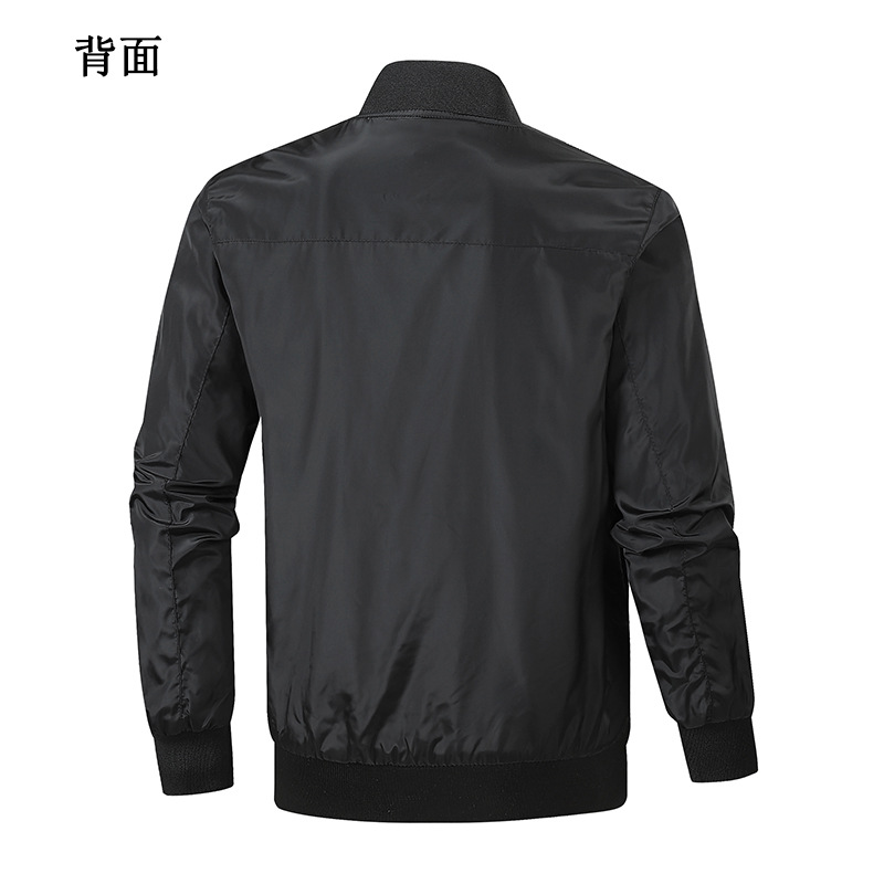 2024 nuevo ligero cuello de béisbol casual chaqueta de vuelo juvenil suelta chaqueta de moda