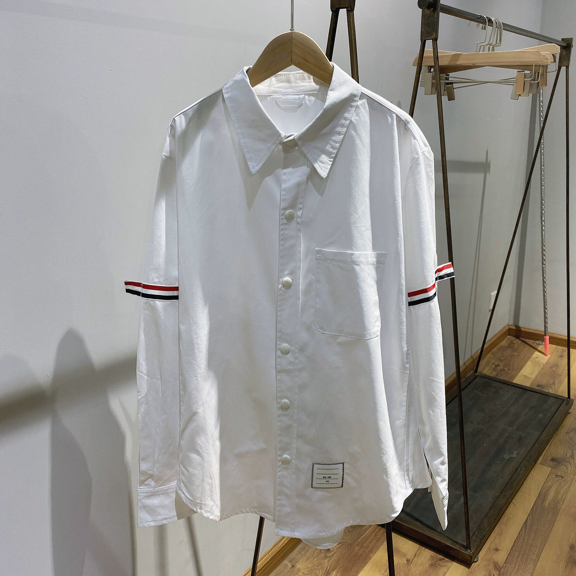 Рубашка 8971TB 01 Fangle, фабрика одежды, свободные повседневные топы для пар, мужские и женские рубашки с длинными рукавами 6812