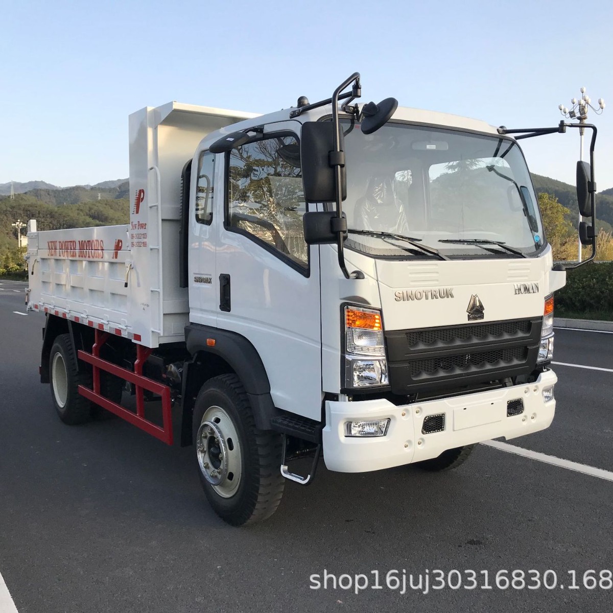 出口版中国重汽豪沃豪曼王牌4、5、6吨轻卡自卸车18953179839