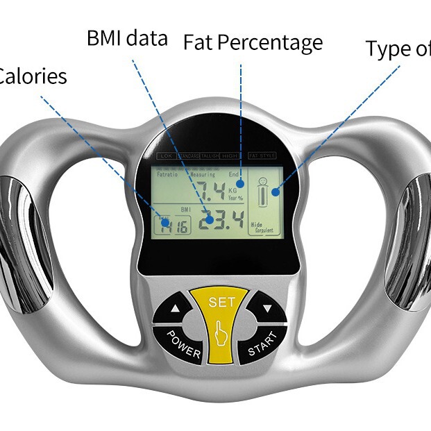 中国語/英語版体脂肪計体脂肪測定器ハンドヘルド BMI 脂肪分析装置スマート|undefined