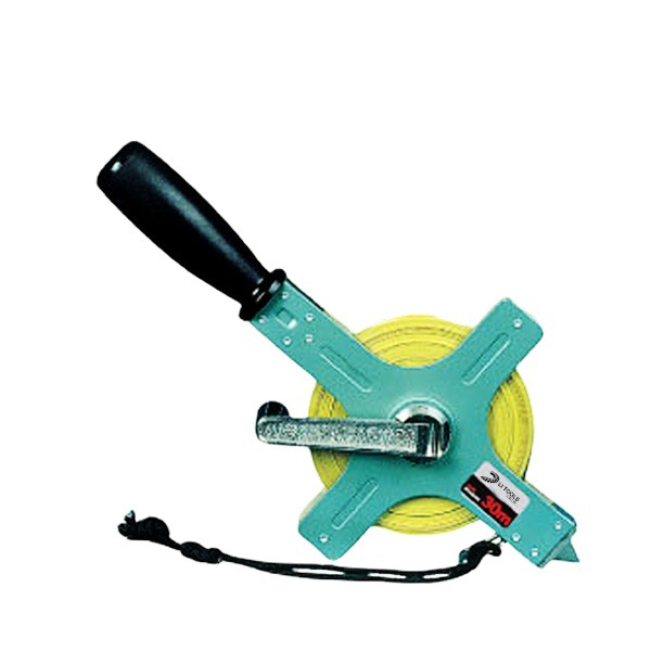 手提架式钢卷尺 50米 30米 插尺 拉尺 工地测量用