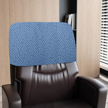 家用简约扶手转椅套弹力休闲布艺现代办公室连体款椅子套靠头套