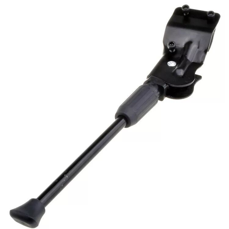 3-hole bicycle kickstand, rear stand, side stand, bicycle ladder, single rear side stand, non-adjustable support.