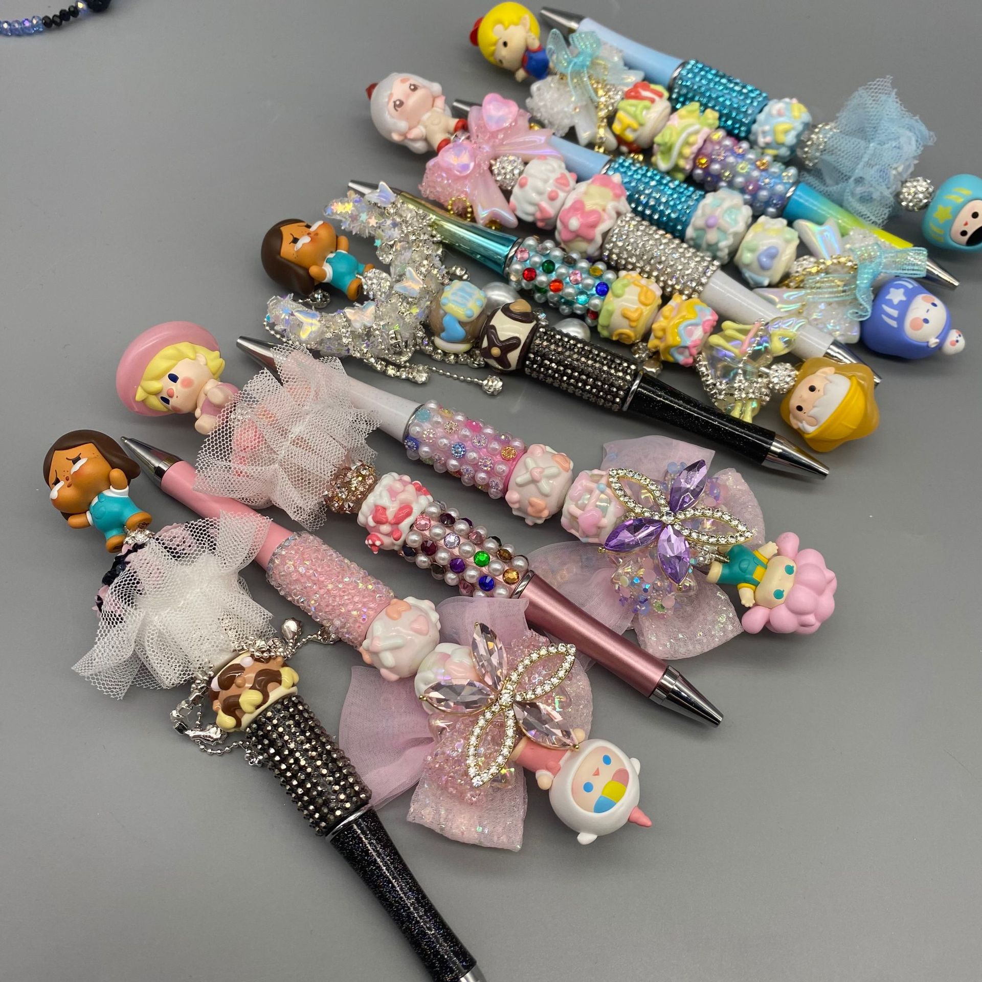 Bolígrafo de cuentas de burbuja original, escritura de escritura de oficina, regalos creativos, regalos de abrazo, granos de frijoles dulces de Haci