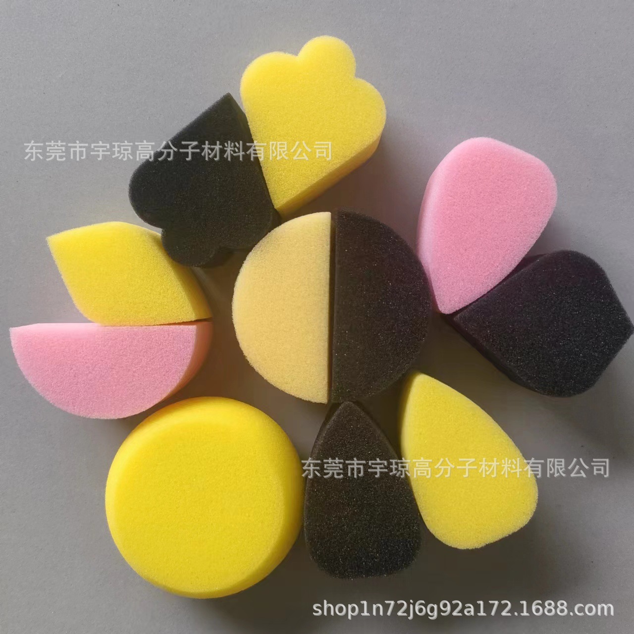 Fábrica al por mayor cuerpo arte facial pintura esponja gota de agua modelado pintura graffiti algodón maquillaje esponja