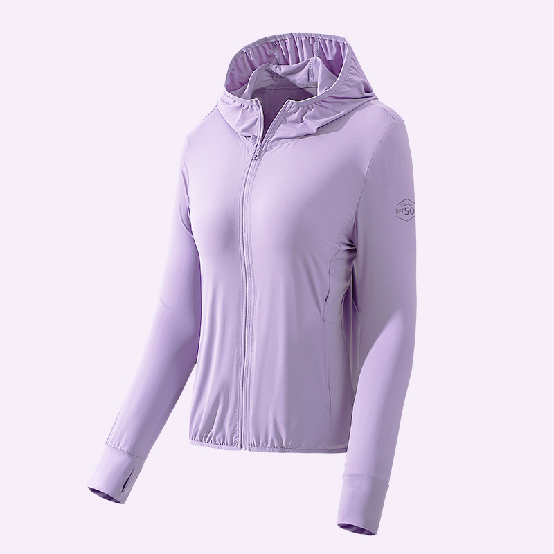 Verano nueva ropa de piel Banana Bottom mismo estilo ropa de seda de hielo protección UV UPF50 + ropa de protección solar transpirable para hombres al por mayor