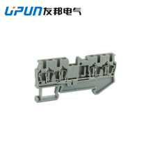 上海友邦电气 UJ5-1.5/2*2 笼式弹簧双进双出型接线端子快速接线