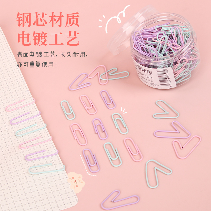 Molandi clip metal no color 28mm etiqueta de embalaje fija curva pin barril paquete de materiales de oficina al por mayor