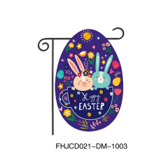 Amazon New Easter Egg Flag Happy Easter Creative Western Festival Party Banner Wholesale