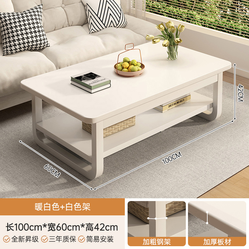 Mesa de té sala de estar doméstica 2025 nueva casa de alquiler de pequeño tipo de lujo balcón de alto nivel mesa de té mesa de té