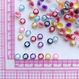 6mm small mini nail art material fine flash mm bean resin accessories earrings accessories diy jewelry materials