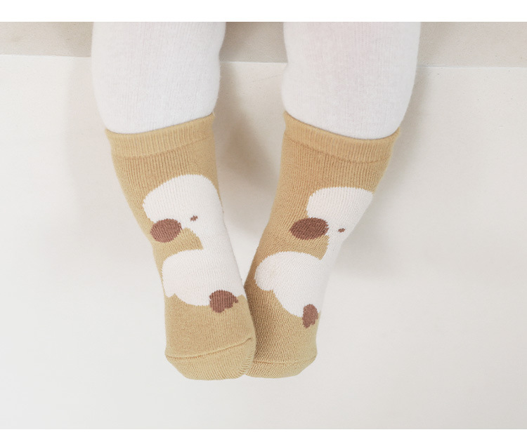 Children Unisex Cute Bear Cotton Crew Socks 1 Piece display picture 3