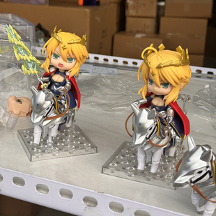 fate Q版白枪呆换脸手办枪saber含马fgo国产TK大头阿尔托莉雅模型-阿里巴巴