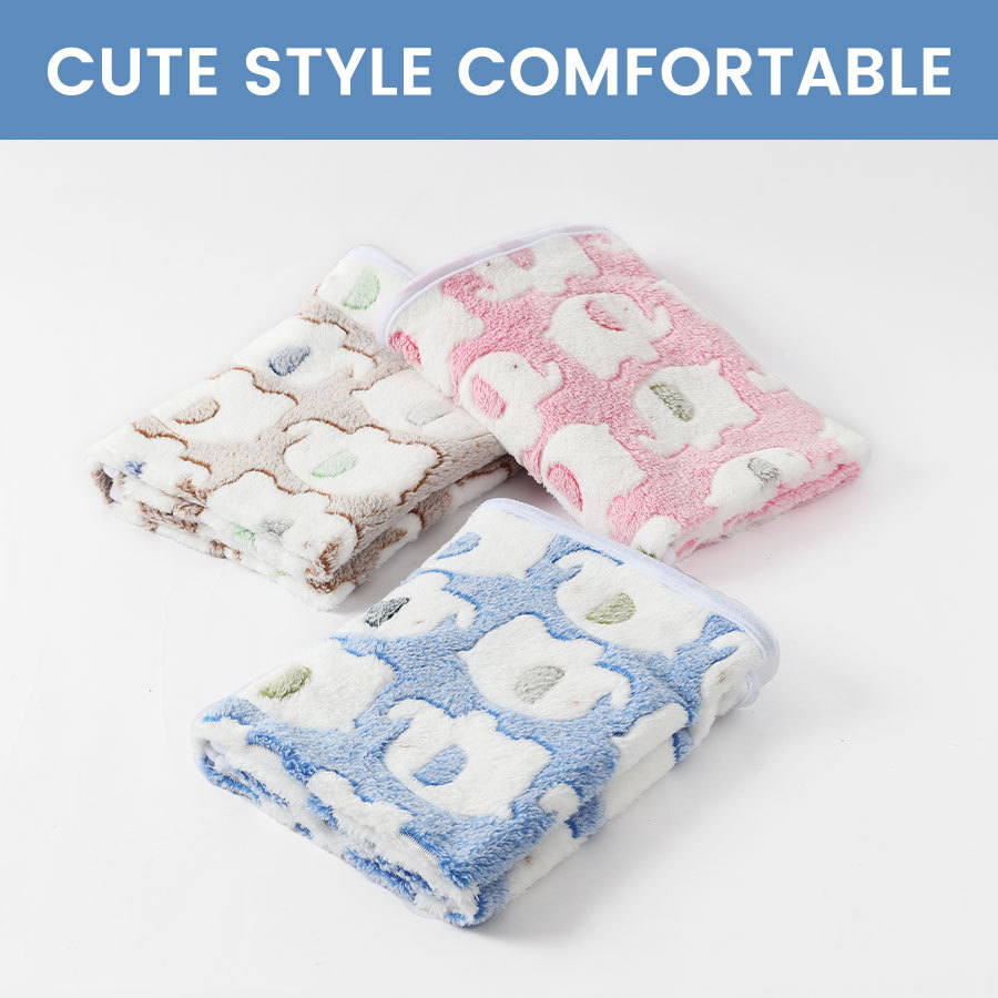 Manta transfronteriza para mascotas Manta de elefante franela gruesa manta cálida para mascotas manta para perros manta para gatos y perros manta al por mayor