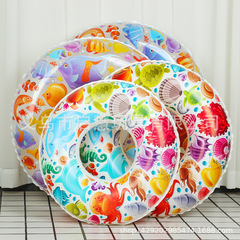 Chicaboo Baby Rainbow Circle Swim Ring Baby Rainbow Vortex Life Vest Children's Underarm Float Ring