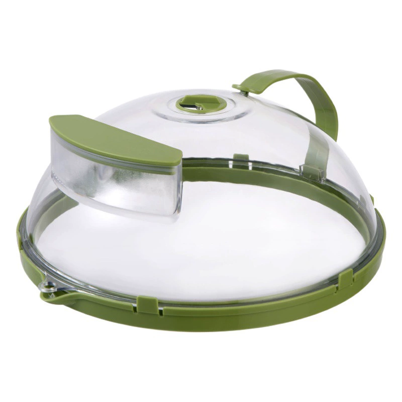 Крышка для микроволновой печи Maihui, улучшенная модель с наполнением водой для защиты от брызг масла, специальная крышка для сохранения свежести из поликарбоната, устойчивая к высоким температурам.