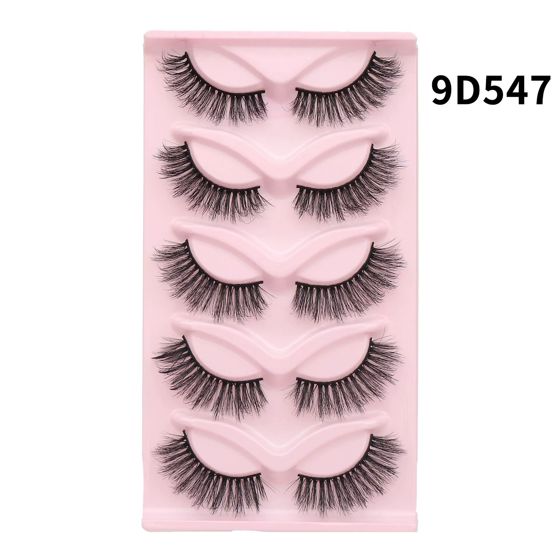 False Eyelashes Cat-Eye 3D, European Style, Assorted Styles (Multiple Specifications)
