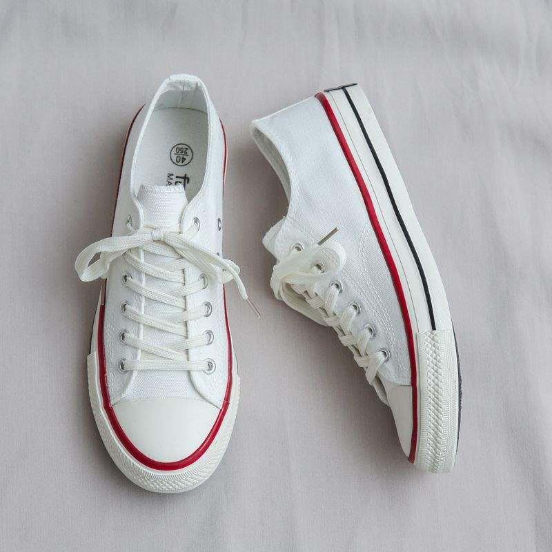 New Canvas Shoes for Men, Low-Top Student Korean Style Trendy Shoes, Versatile Trendy Cloth Shoes, Spring Breathable Cloth Shoes, Men's Sneakers
