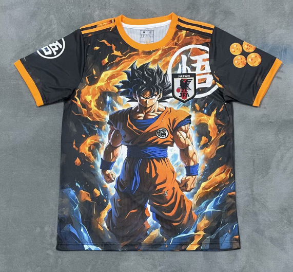 25-26 Nueva camiseta de anime de camiseta japonesa One Piece Samurai Sakura Dragon Ball Uniforme de fútbol transfronterizo de edición especial
