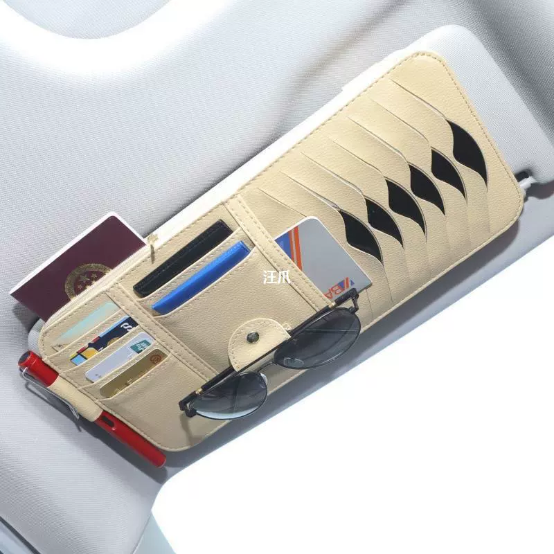 Универсальная сумка автомобильный зажим многофункциональный зажим для карт солнцезащитный козырек сумка для хранения компакт-дисков