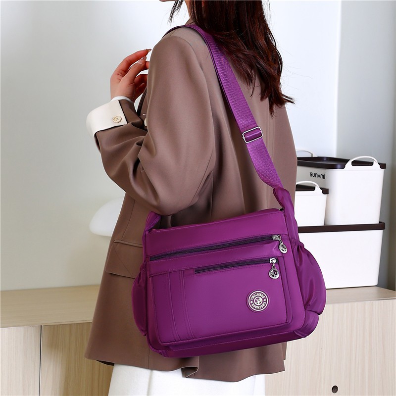 Nuevo bolso de mujer gran capacidad transfronteriza bolsa de hombro casual Oxford tejido multicapa de almacenamiento mochila bolsa de moda para madres