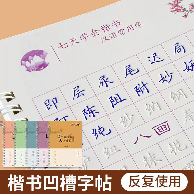 Блоки Groove Тетрадь Студенты колледжа Взрослые Регулярный сценарий Практика Тетрадь для взрослых Жесткий перо Практика Регулярный сценарий Почерк Практика