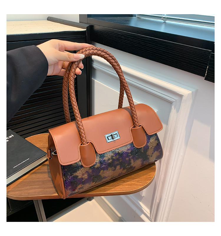 Women's Retro Handbag Chinese Style Shoulder Bag For Mature Women_voghion.com