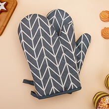 U 13225 Cotton Linen Oven Mitt �����͸������׿羳����ͨ