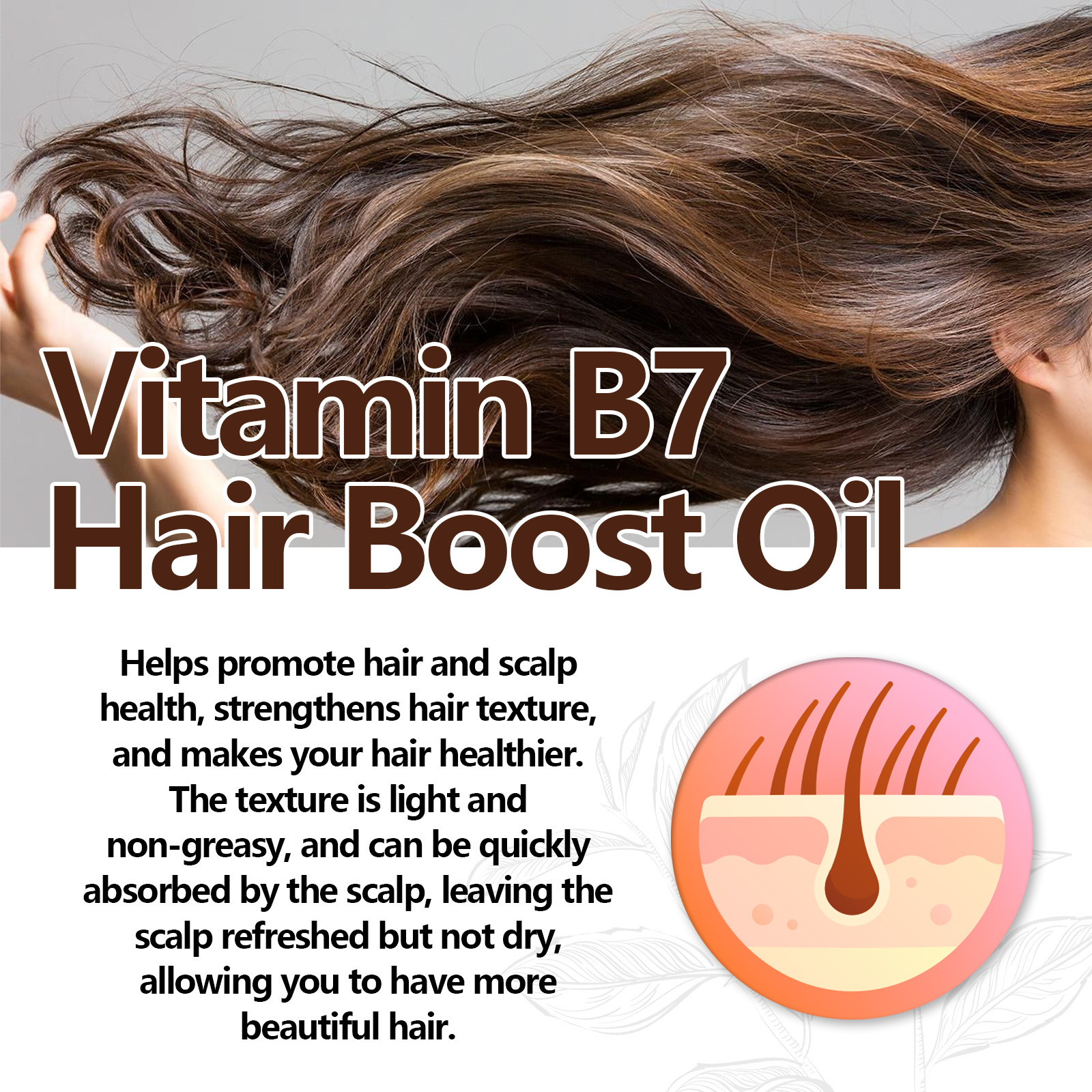 Esența de îngroșare a părului EELHOE întărește rădăcinile părului, hidratează scalpul, îngroașă părul, previne căderea părului și protejează esența părului._voghion.com