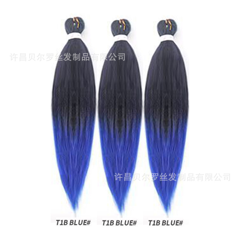 Kit de 3 pelucas EZ Braid – cabello synthetic, colores sólidos/degradé