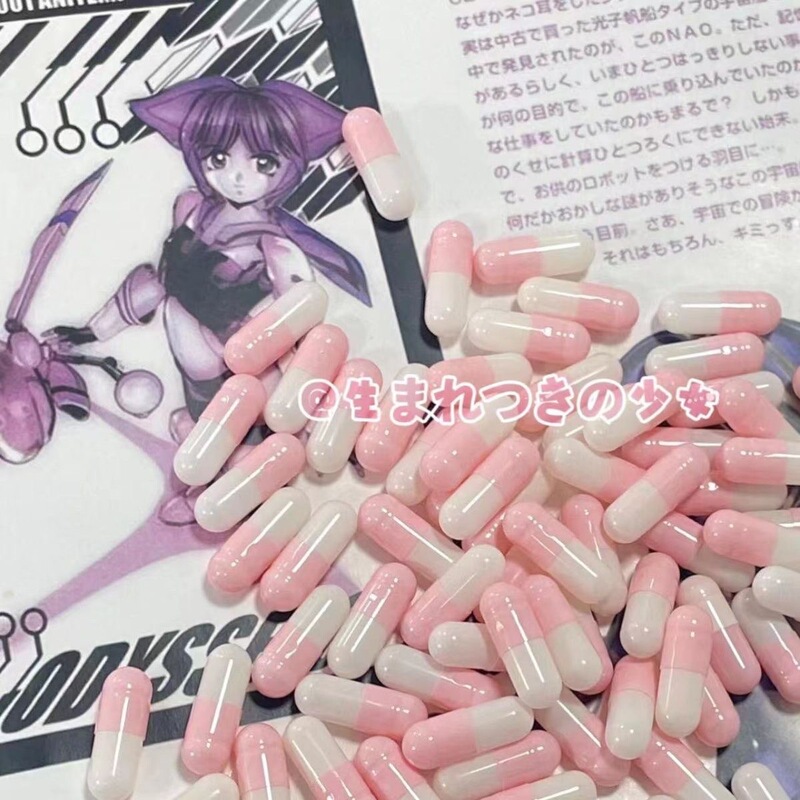 Cos Capsule Y2K Yandere Teacher Sweet Capsule Toy Shooting Props Cute Little Pills Harajuku