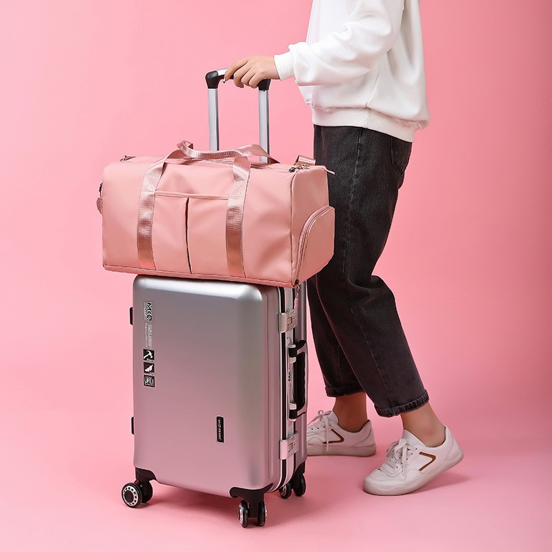 Deportes bolsa de fitness húmedo y seco de separación bolsa de viaje de corta distancia con zapatos de gran capacidad bolsa de equipaje de hombro bolsa de natación de yoga