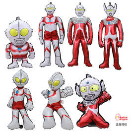 正版授权 拳击泰罗站立奥特曼超人铝膜气球生日派对装饰布置气球