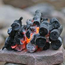 燒烤碳無煙果木炭原木木炭室內家用銅火鍋取暖高溫碳塊易燃超耐燒