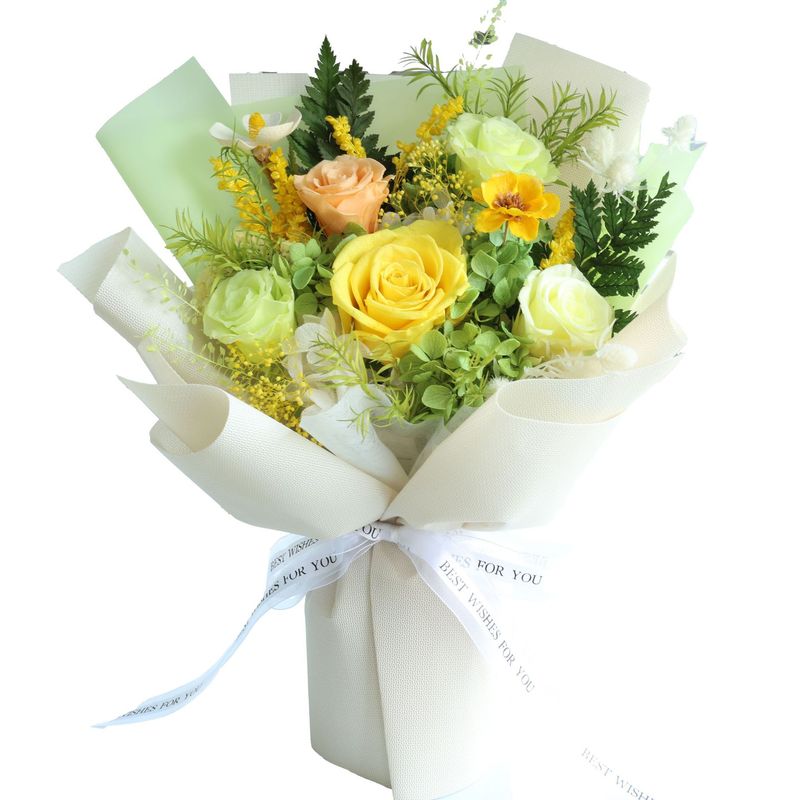永生花束干花玫瑰花束情人节圣诞节生日礼物永生花红玫瑰|undefined