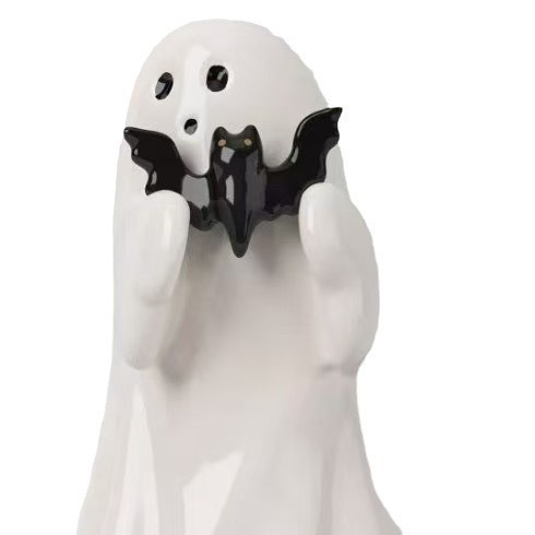 国境を越えた人気のかわいいゴースト像ハロウィンクリエイティブゴーストオーナメントホームガーデンデコレーション|undefined